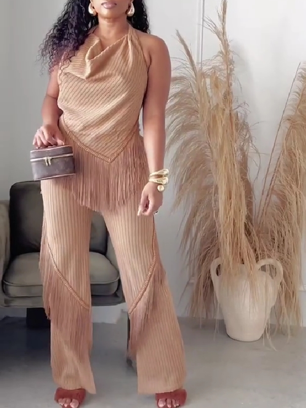 Chic Tassel Dancing Set
