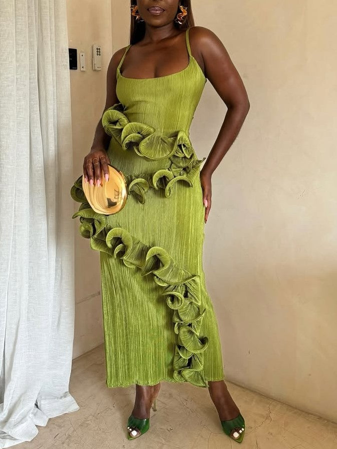 Emerald Bloom Gown