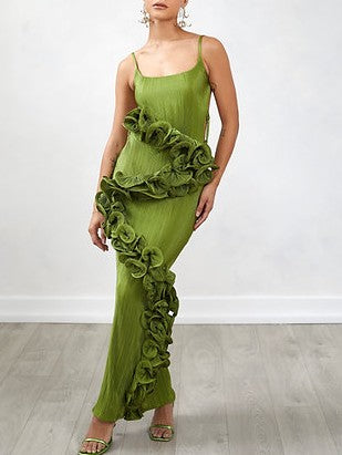 Emerald Bloom Gown