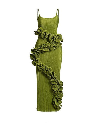 Emerald Bloom Gown