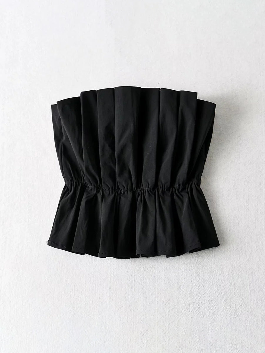 High Stretch Strapless Vest Sleeveless Top