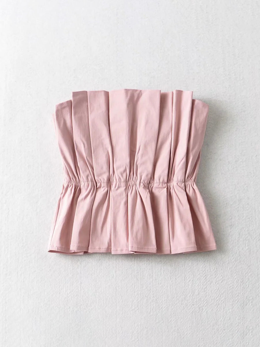 High Stretch Strapless Vest Sleeveless Top