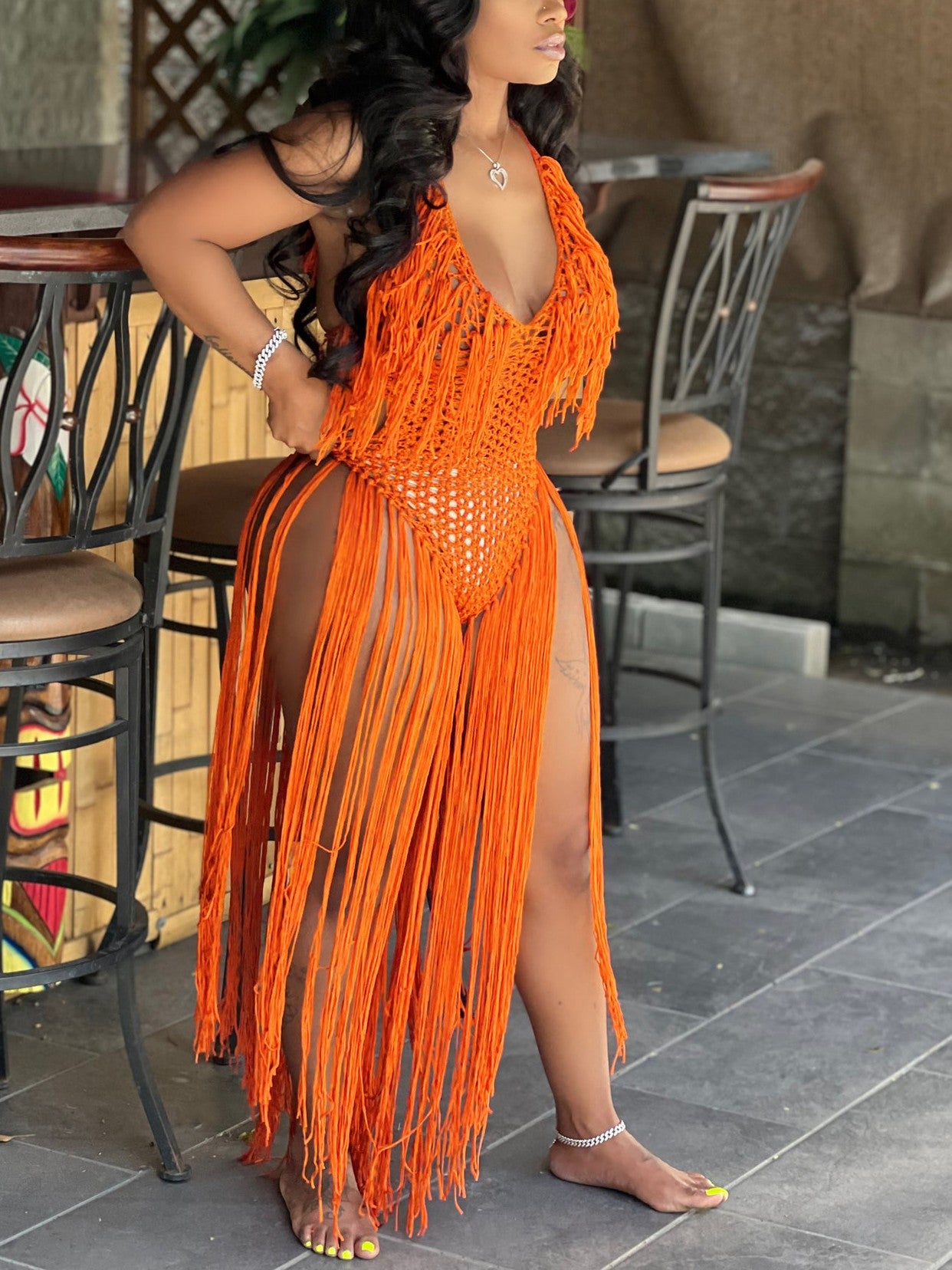 Crochet Vacation Cover Up Dress