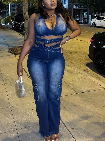 Stunning Stylish Denim Jumpsuit