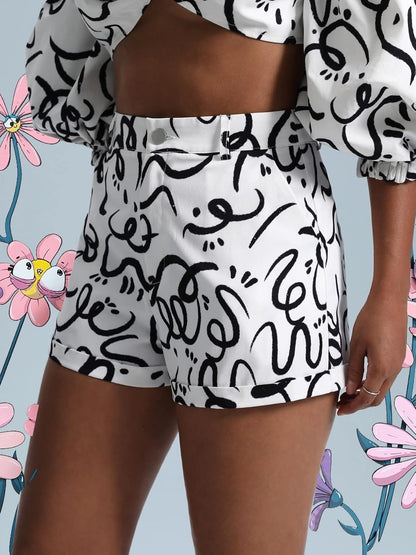 All-over Print Two-piece Set