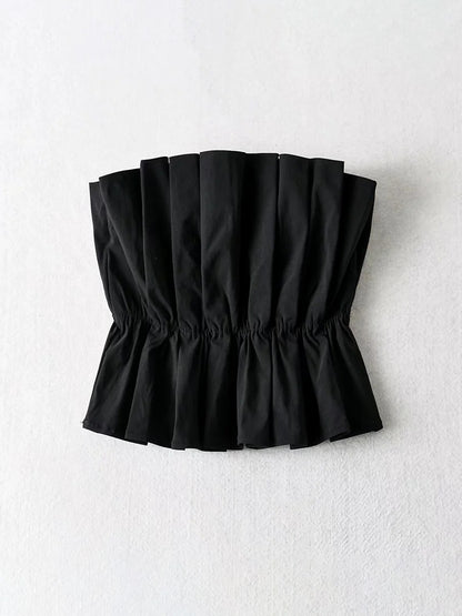High Stretch Strapless Vest Sleeveless Top