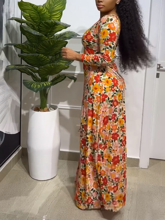 Blooming Elegance Maxi Dress