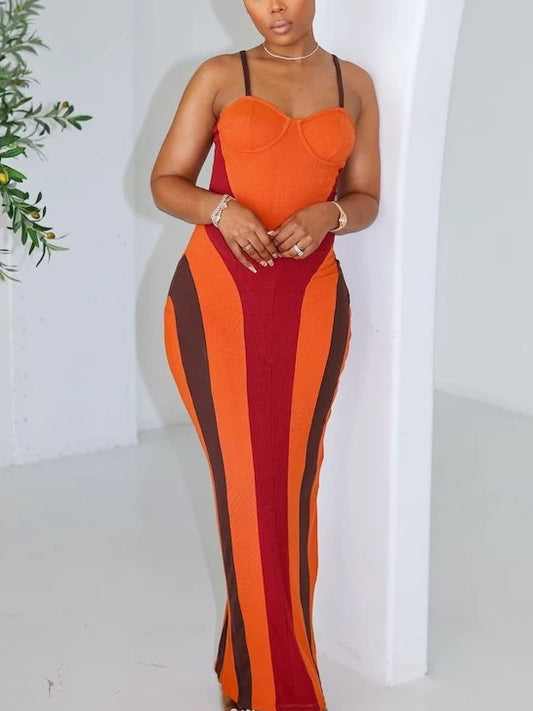 Bold Stripe Bodycon Dress